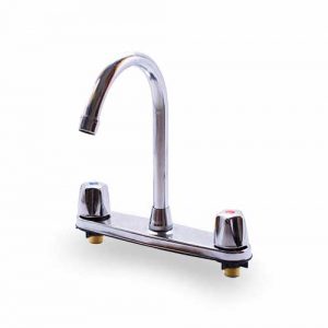 Fregadero Pomo Metalico Cuello De Cisne