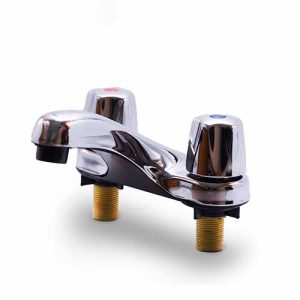 Lavamanos De 4" Con Pomo Metálico